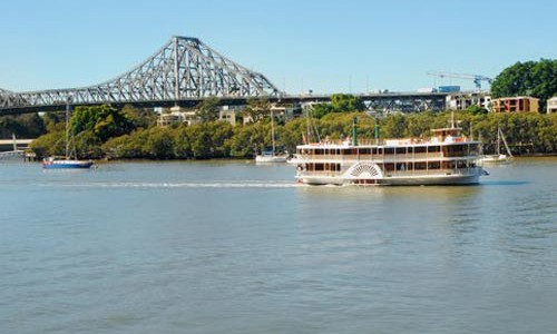 See the Story Bridge up close on Kookaburra Queens