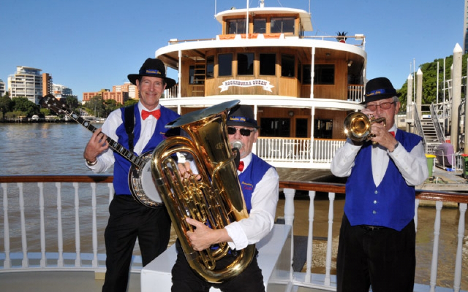 Live jazz on board every weekend