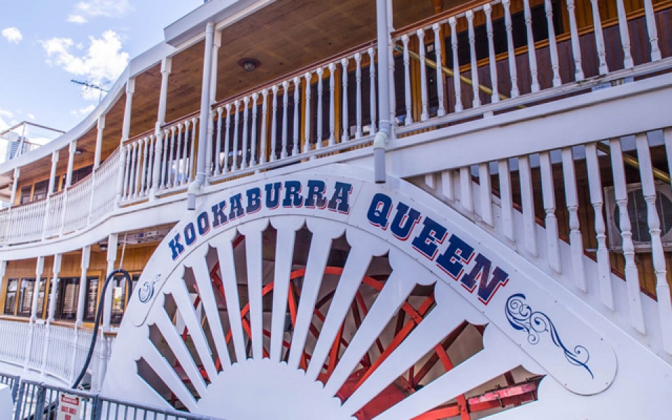 Lunch on board the Kookaburra Queens