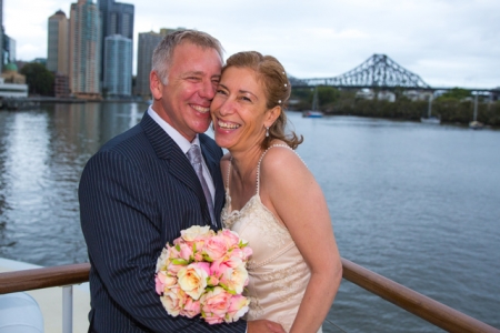 View from a Rooftop Wedding on board Kookaburra Queen I